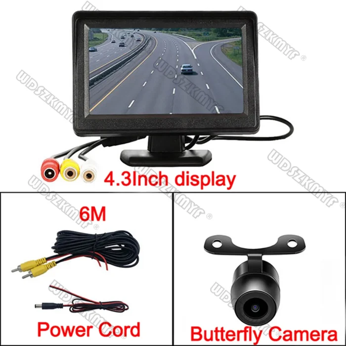 4.3-Inch Rear View Monitor with Backup Camera – Easy Installation Parking Assist System for Vehicles - Image 11