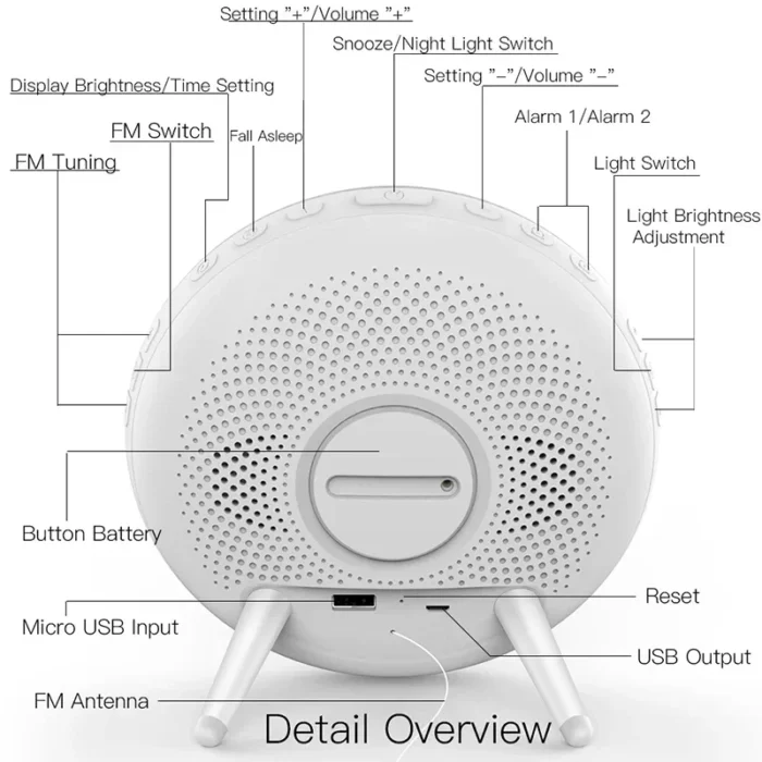 Smart WiFi Wake Up Light Alarm Clock – Sunrise Simulation, 4 Alarms, Snooze, Works with Alexa & Google Home - Image 6