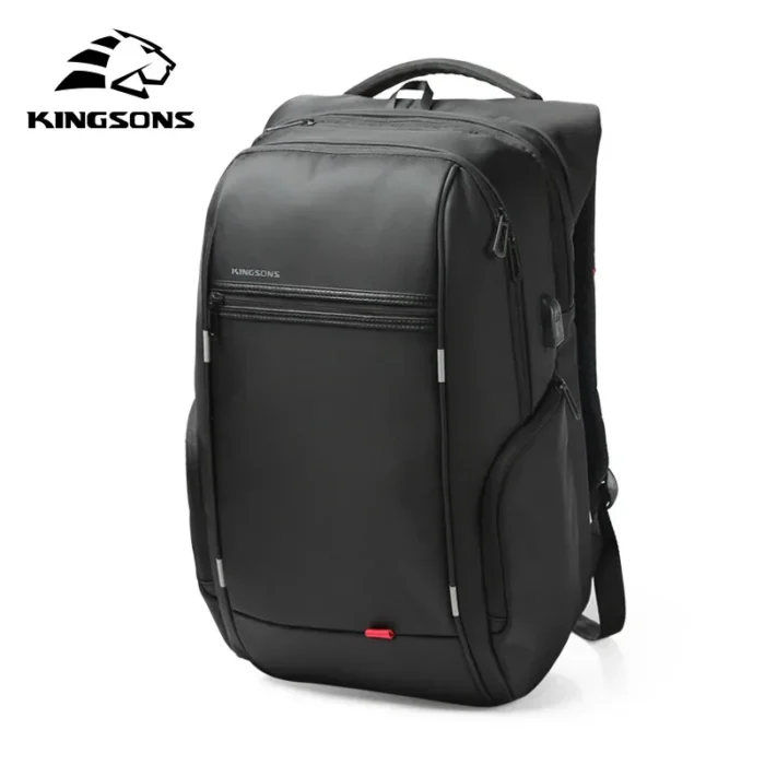 Kingsons Waterproof Unisex Laptop Backpack – USB Charging Anti-Theft School & Travel Bag (Fits 15.6" & 17.3" Laptops) - Image 3