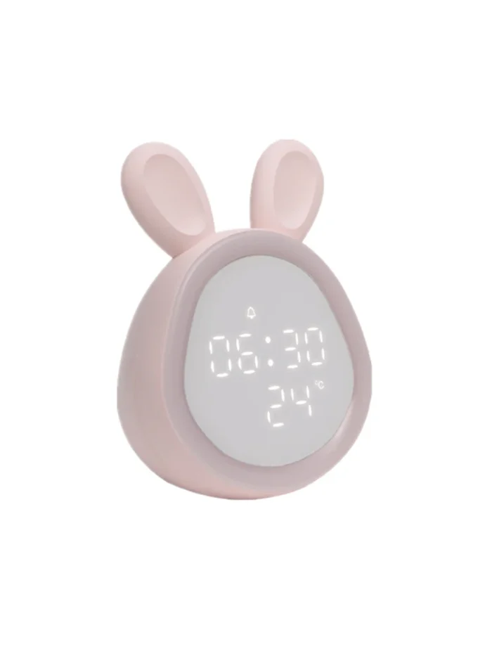 Cute Bunny LED Alarm Clock for Kids | Night Light, Stepless Dimming & Digital Display - Image 7