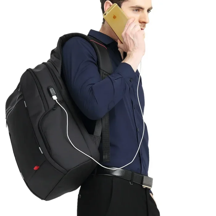 Kingsons Waterproof Unisex Laptop Backpack – USB Charging Anti-Theft School & Travel Bag (Fits 15.6" & 17.3" Laptops) - Image 5