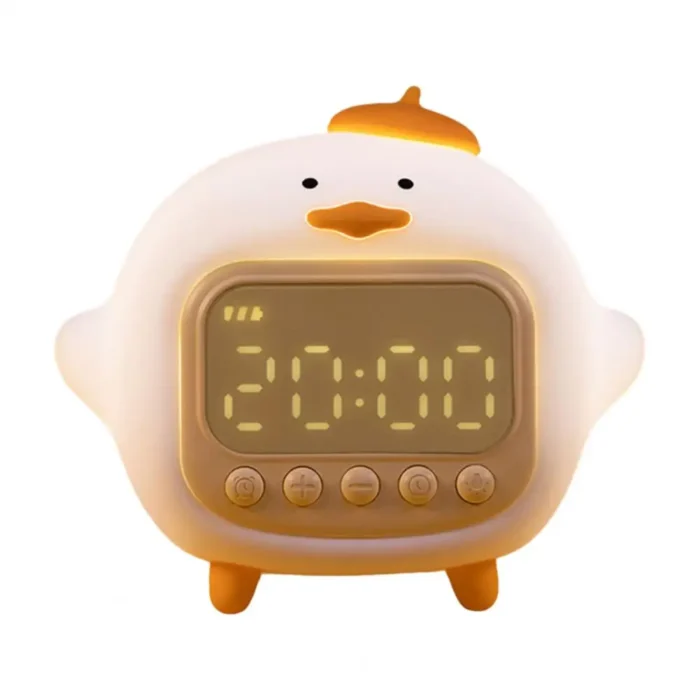 Cute Duckling Wake-Up Light Alarm Clock – LED Time Display, 5 Alarms, Adjustable Volume - Image 8