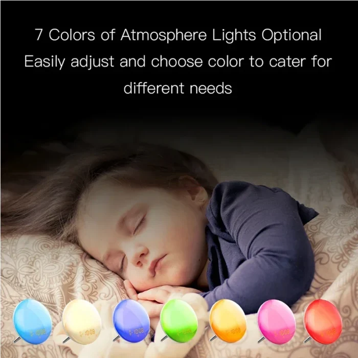 Smart WiFi Wake Up Light Alarm Clock – Sunrise Simulation, 4 Alarms, Snooze, Works with Alexa & Google Home - Image 5