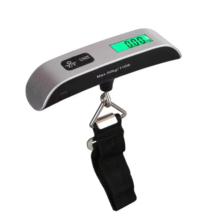 Portable Digital Luggage Scale – 50kg/110lb LCD Hanging Baggage Weight Scale for Travel & Suitcases - Image 7